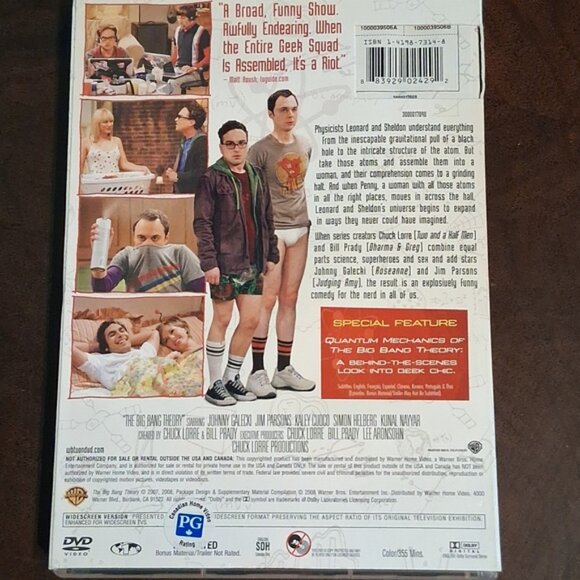 Big Bang Theory Season One - 3 Four Disc DVD Set - Picture 2 of 6